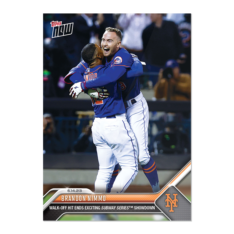Brandon Nimmo - 2023 MLB Topps NOW® Card 440 - PR: 529