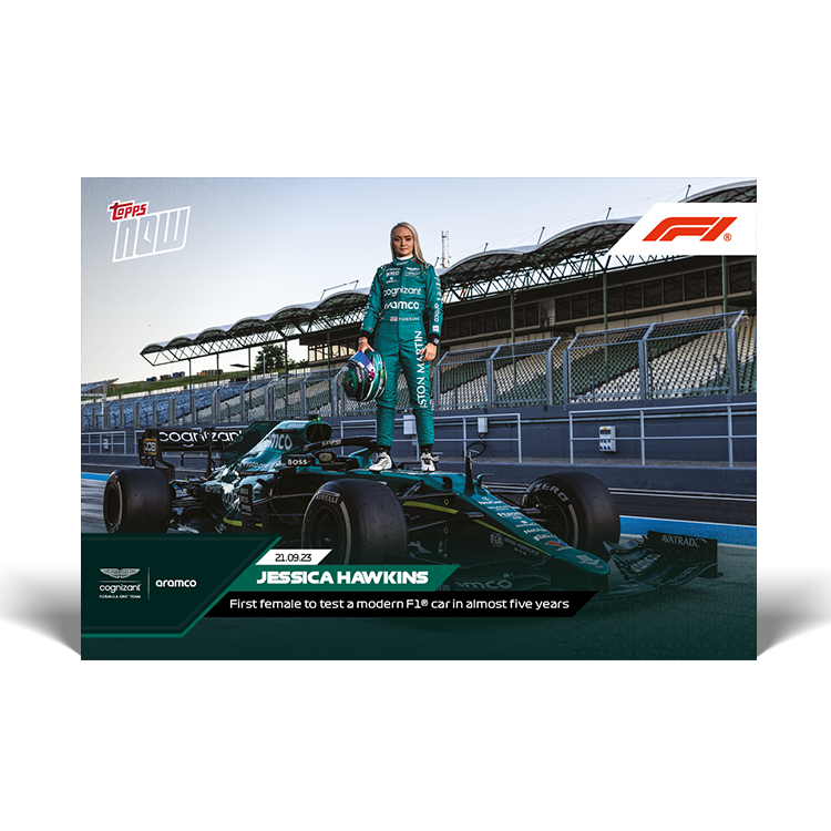 Jessica Hawkins - First Female F1 Test Driver In Five Years - F1 Topps NOW® Card #53 - PR: 3592