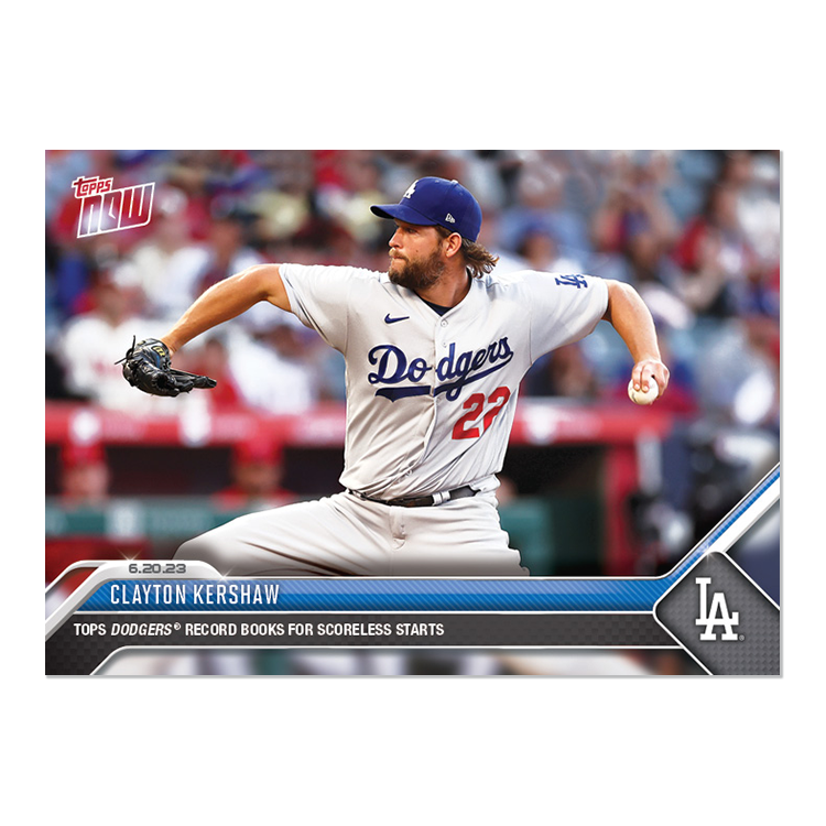 Clayton Kershaw - 2023 MLB Topps NOW® Card 469 - PR: 1076