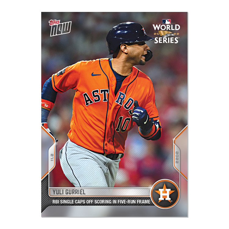 Yuli Gurriel - 2022 MLB Topps NOW® Card 1148 - PR: 776