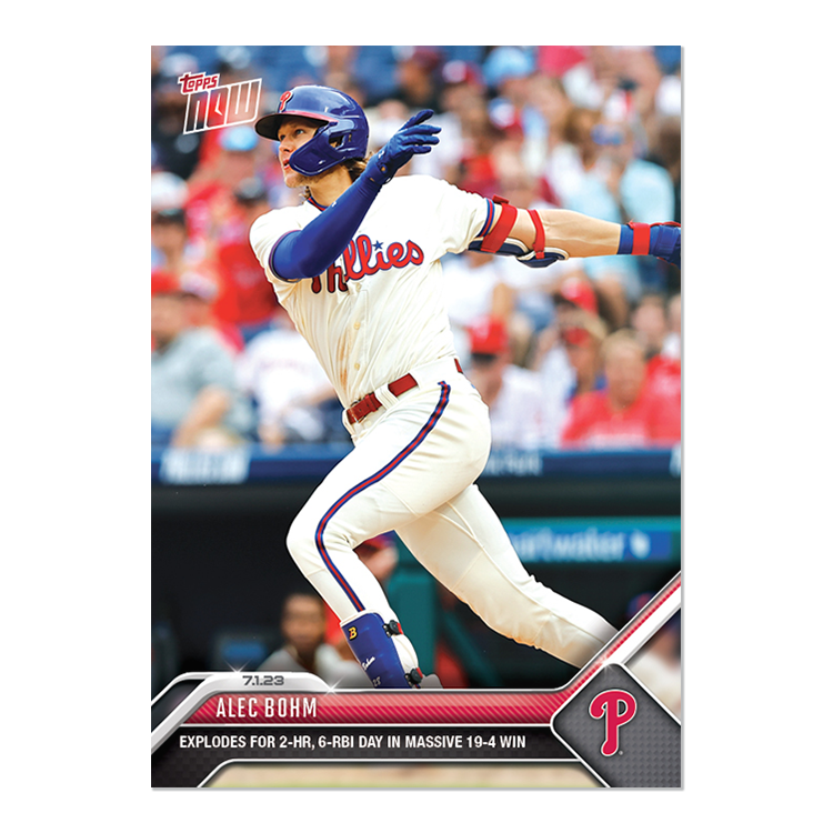 Alec Bohm - 2023 MLB Topps NOW® Card 518 - PR: 456