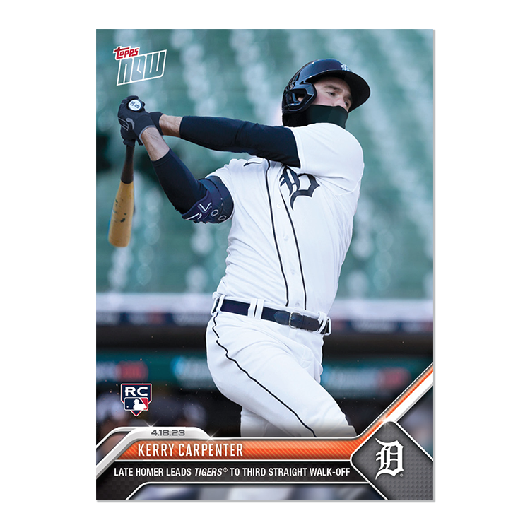 Kerry Carpenter - 2023 MLB Topps NOW® Card 141 - PR: 684