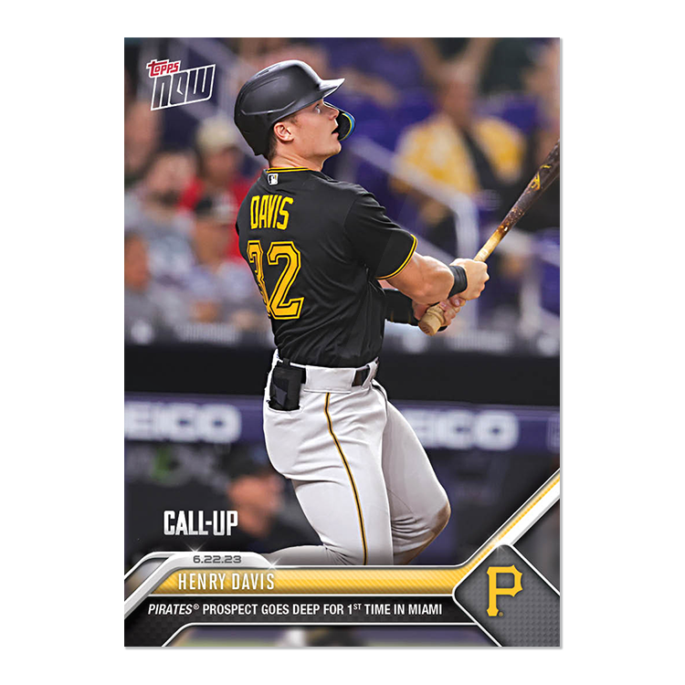 Henry Davis - 2023 MLB Topps NOW® Card 481 - PR: 1488