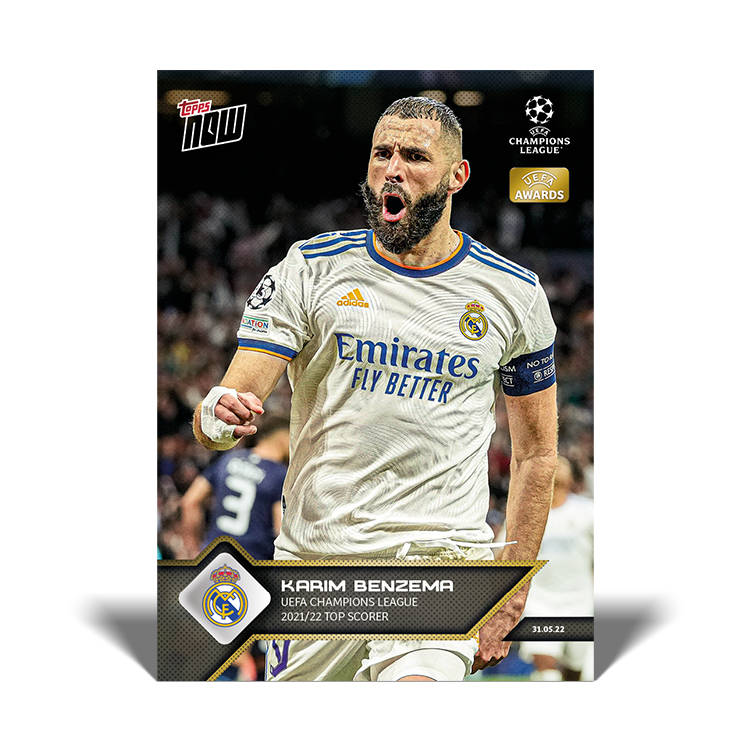 UEFA Champions League 2021-22 Top Scorer- UCL Topps NOW® Card #167 - PR: 1080