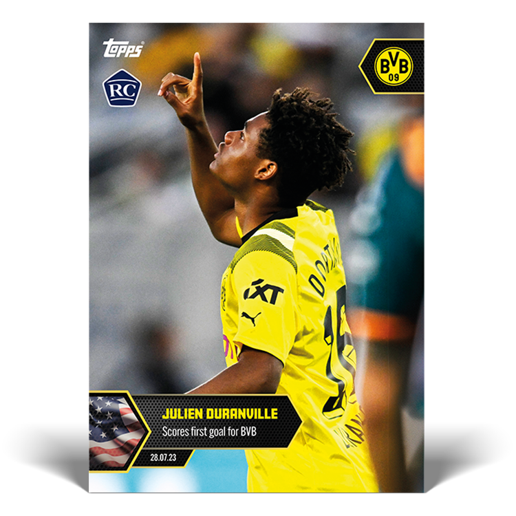 Scores first goal for BVB - BVB Topps NOW® Card #004 - PR: 1834