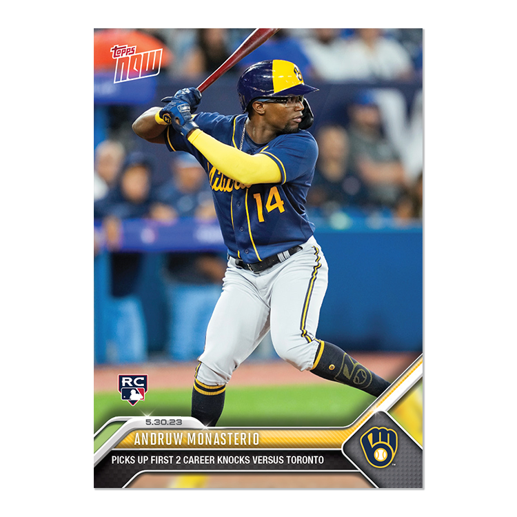 Andruw Monasterio - 2023 MLB Topps NOW® Card 368 - PR: 443