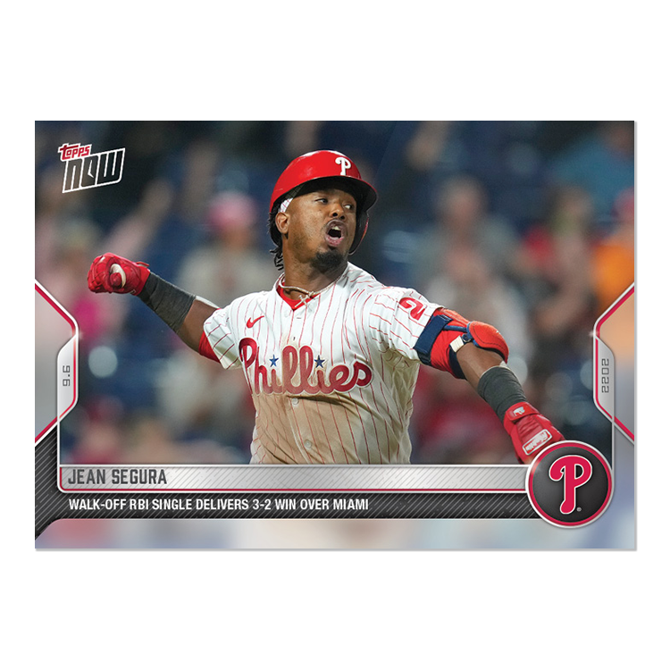 Jean Segura - 2022 MLB Topps NOW® Card 849 - PR: 282
