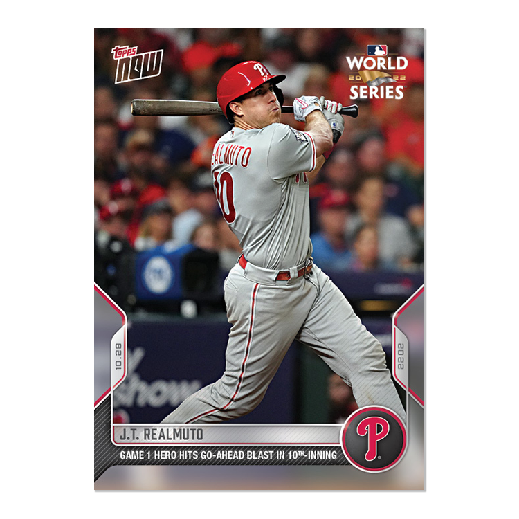 J.T. Realmuto - 2022 MLB Topps NOW® Card 1136 - PR: 1444