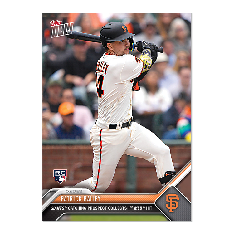 Patrick Bailey - 2023 MLB Topps NOW® Card 324 - PR: 1355