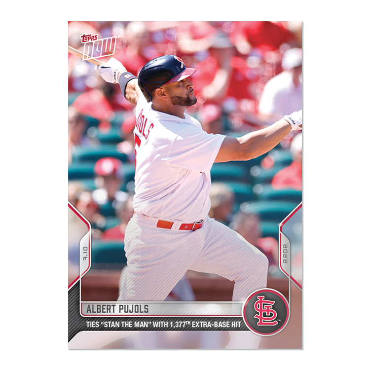 Albert Pujols - 2022 MLB Topps NOW® Card 508 - PR: 649
