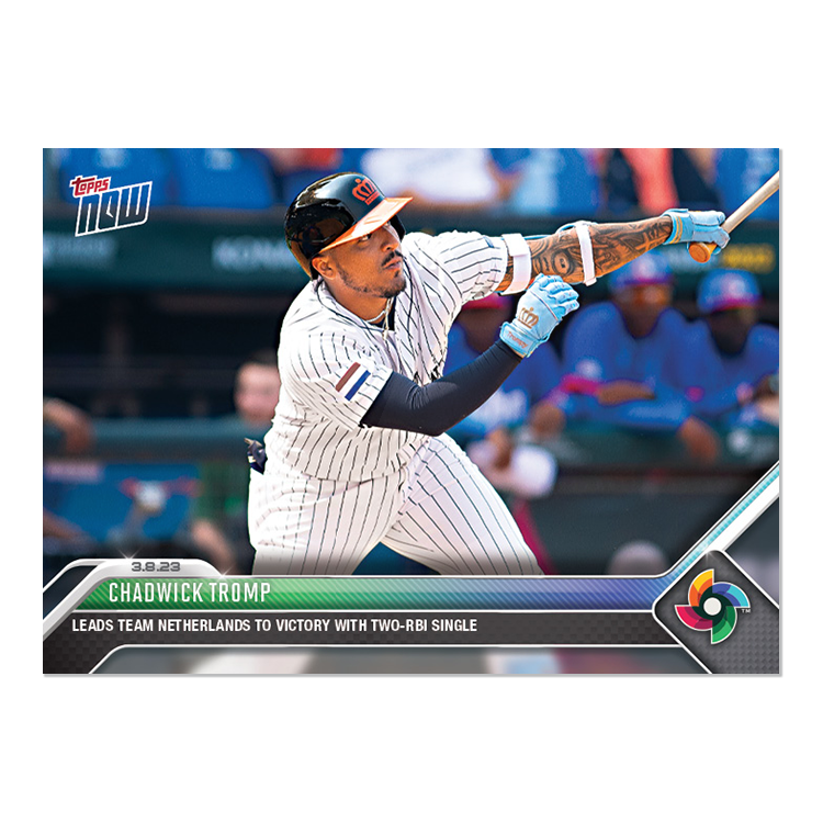 Chadwick Tromp - 2023 World Baseball Classic Topps NOW® Card 2 - PR: 388