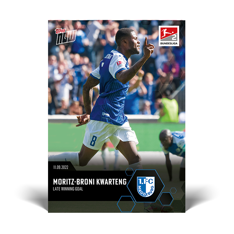 Late winning goal - Bundesliga Topps NOW® Card #42 - PR: 110