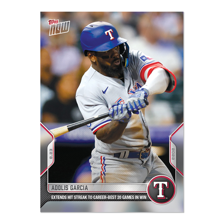 Adolis Garcia - 2022 MLB Topps NOW® Card 767 - PR: 222