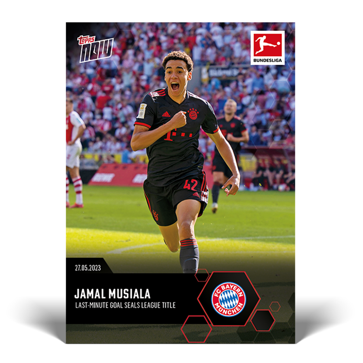 Last-Minute goal seals league title - Bundesliga Topps NOW® Card #212 - PR: 2153