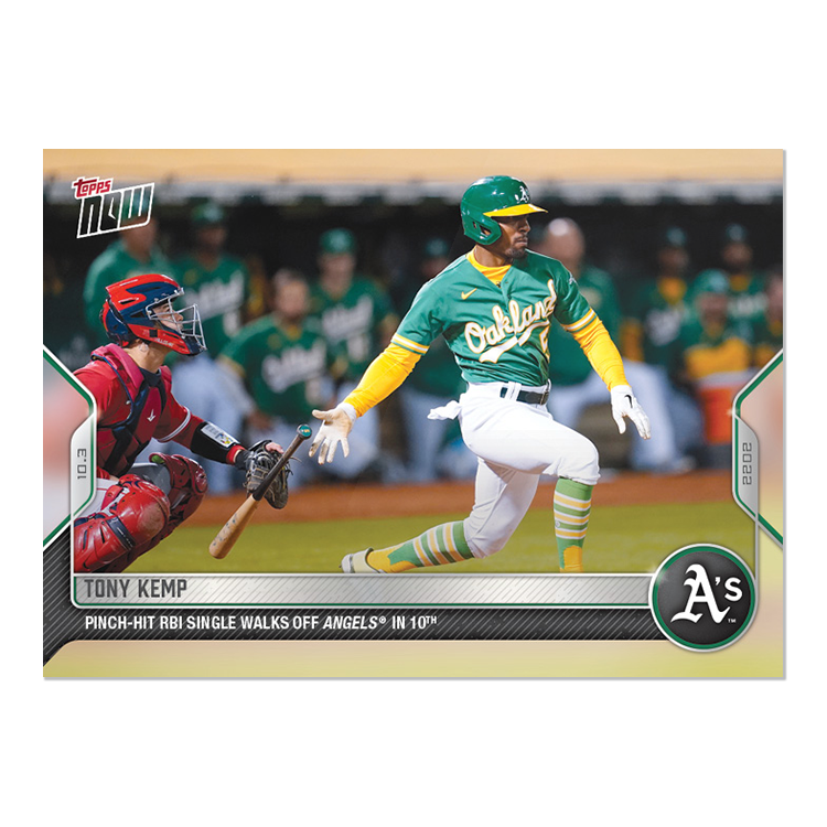 Tony Kemp - 2022 MLB Topps NOW® Card 1011 - PR: 238