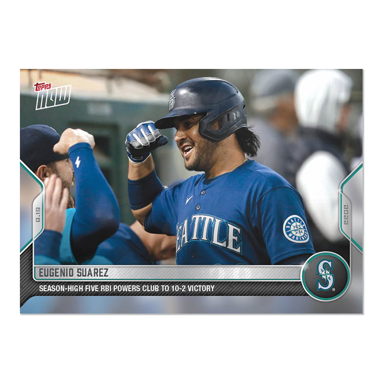 Eugenio Suarez - 2022 MLB Topps NOW® Card 745 - PR: 236