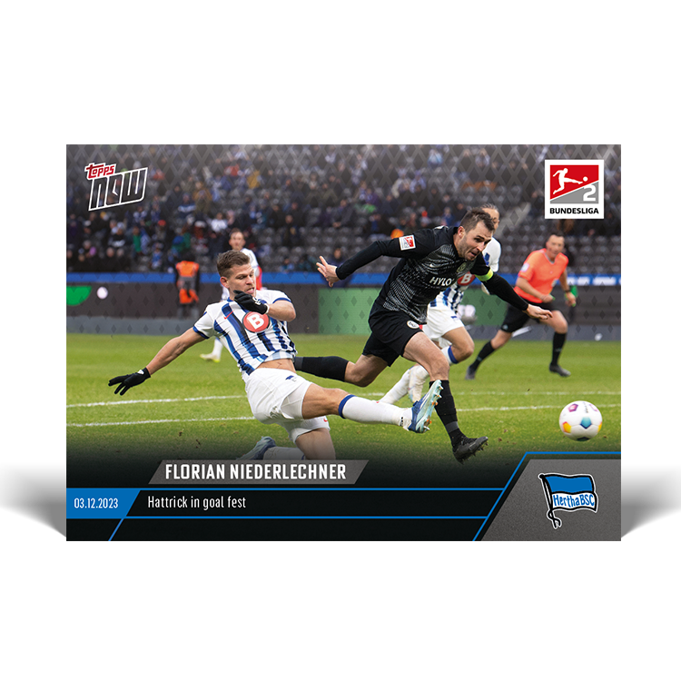 Florian Niederlechner - Hattrick in goal fest - Bundesliga Topps NOW® Card #75 - PR: 121