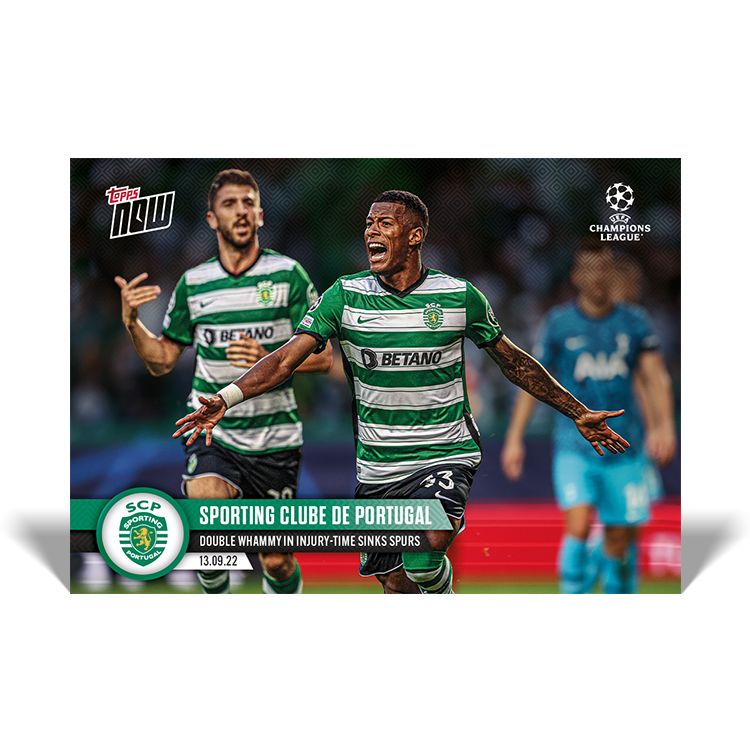 Double whammy in injury-time sinks Spurs - UCL Topps NOW® Card #19 - PR: 125