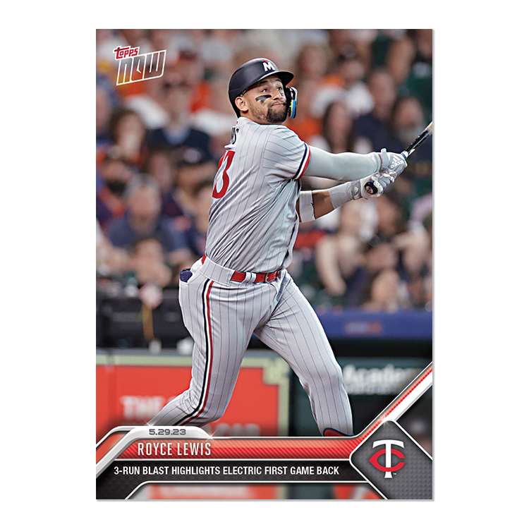 Royce Lewis - 2023 MLB Topps NOW® Card 359 - PR: 447