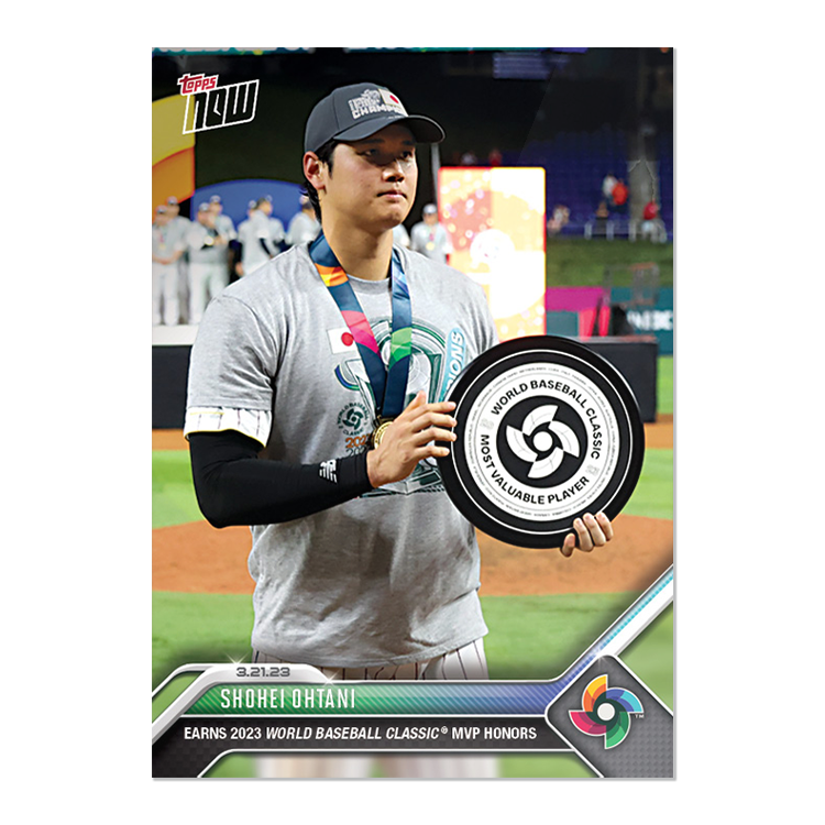 Shohei Ohtani - 2023 World Baseball Classic Topps NOW® Card 73 - PR: 17071