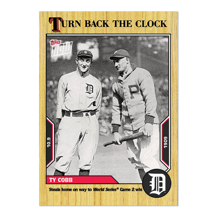 Ty Cobb - 2022 MLB Topps NOW® Turn Back The Clock - Card 193 - PR: 390