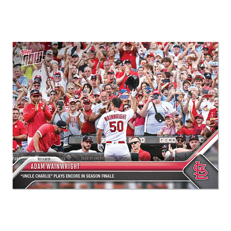 Adam Wainwright - 2023 MLB Topps NOW® Card 955 - PR: 1488