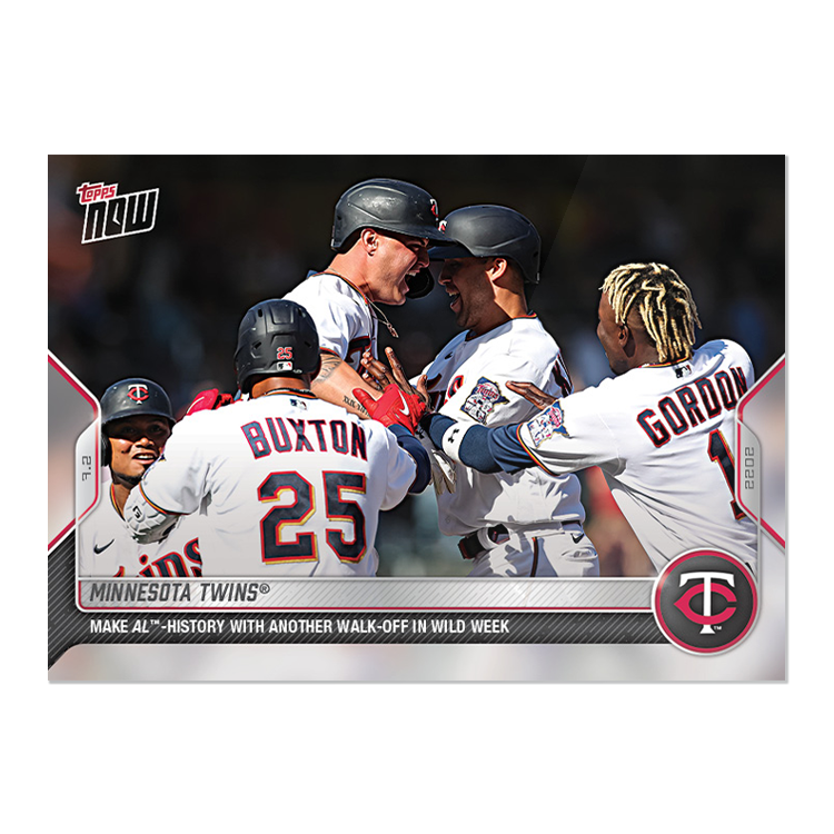 Minnesota Twins - 2022 MLB Topps NOW® Card 455 - PR: 365