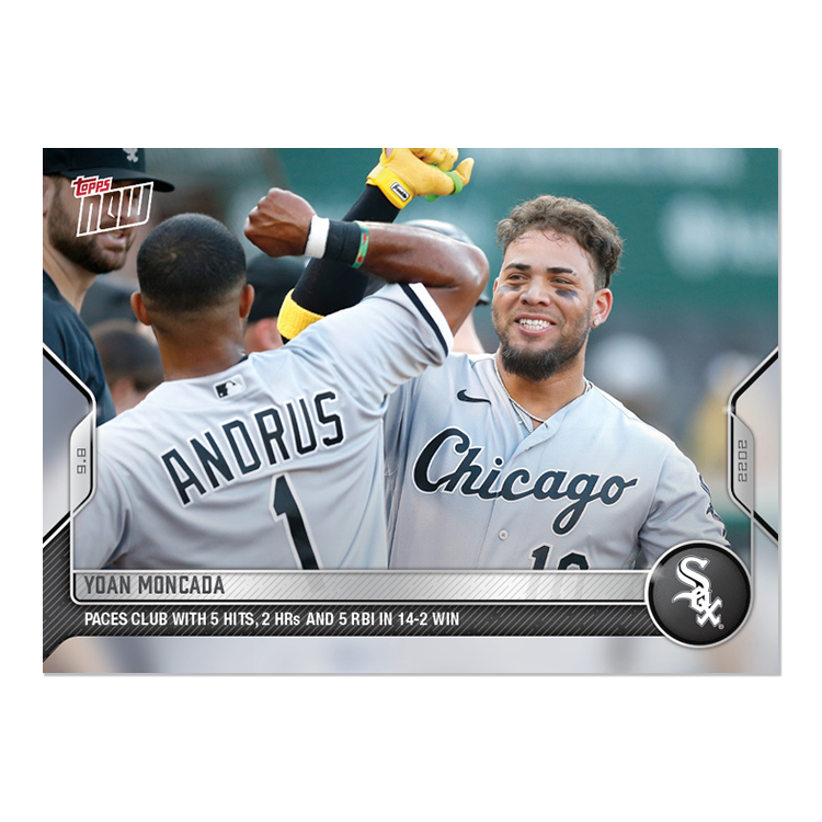 Yoan Moncada - 2022 MLB Topps NOW® Card 865 - PR: 268