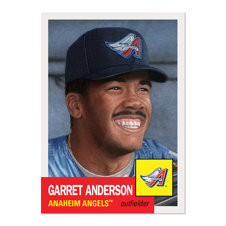 Topps MLB® Living Set® Card #697 - Garrett Anderson - PR: 1213