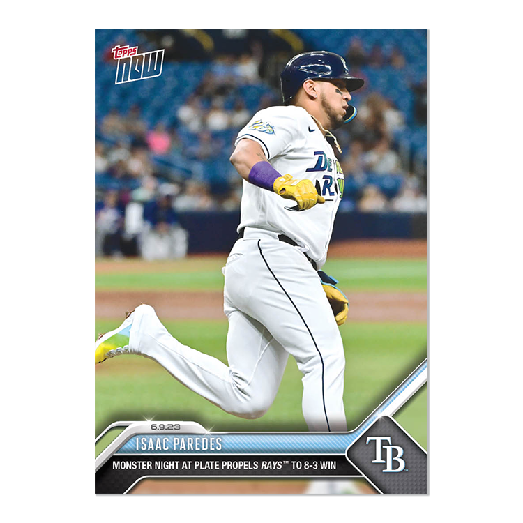 Isaac Paredes - 2023 MLB Topps NOW® Card 412 - PR: 227