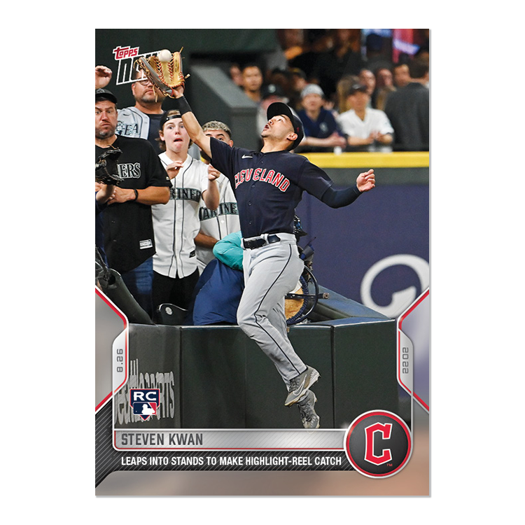 Steven Kwan - 2022 MLB Topps NOW® Card 785 - PR: 828