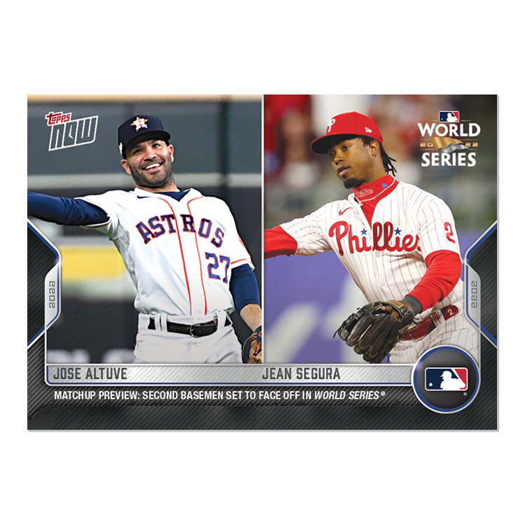 Jose Altuve | Jean Segura - 2022 MLB Topps NOW® Card WSM-3 - PR: 482