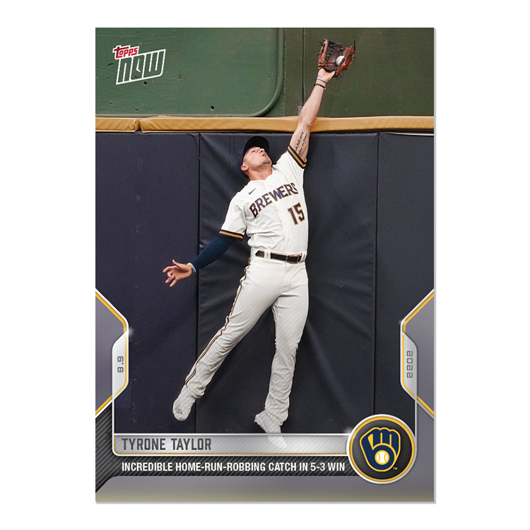 Tyrone Taylor - 2022 MLB Topps NOW® Card 676 - PR: 228