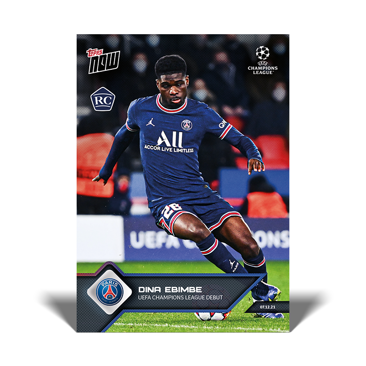 UEFA Champions League Debut - UCL Topps NOW® Card #90 - PR: 1078