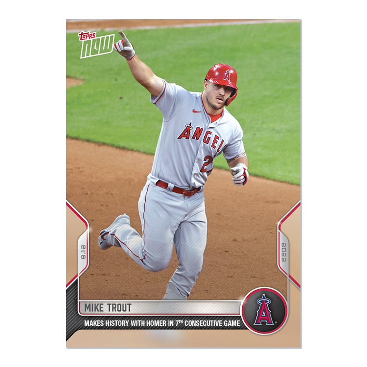Mike Trout - 2022 MLB Topps NOW® Card 890