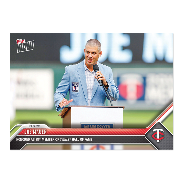 Joe Mauer - 2023 MLB Topps NOW® Card 660 - PR: 945