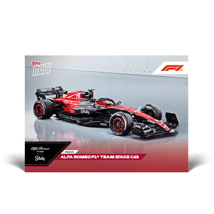 Alfa Romeo F1 Team Stake C43 - F1 Topps NOW® Card #P003 - PR: 735