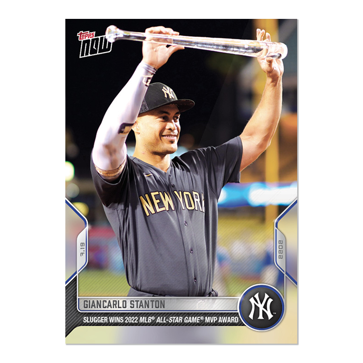 Giancarlo Stanton - 2022 MLB Topps NOW® Card 575 - PR: 990