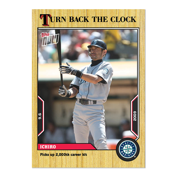 Ichiro - 2022 MLB Topps NOW® Turn Back The Clock - Card 160 - PR: 502