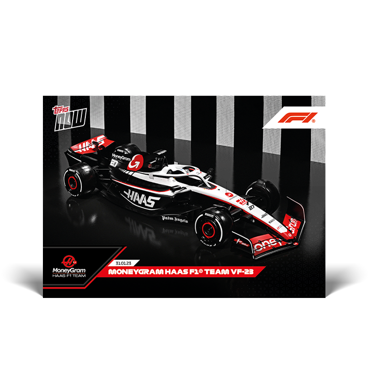 MoneyGram HAAS F1 Team VF-23 - F1 Topps NOW® Card #P01 - PR: 718
