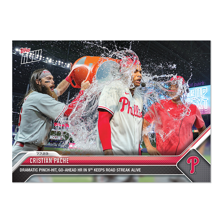 Cristian Pache - 2023 MLB Topps NOW® Card 535 - PR: 554