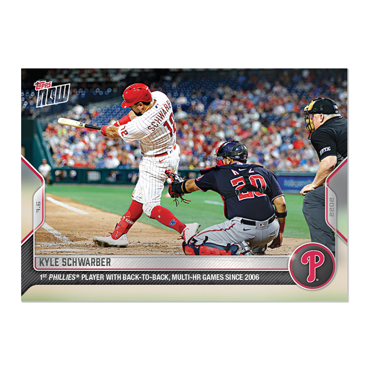 Kyle Schwarber - 2022 MLB Topps NOW® Card 479 - PR: 454