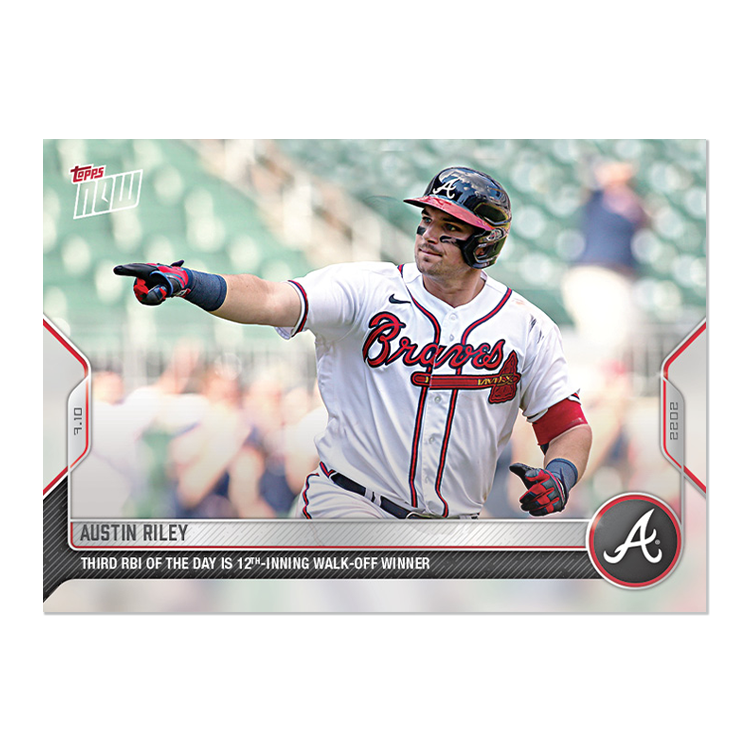 Austin Riley - 2022 MLB Topps NOW® Card 505 - PR: 367