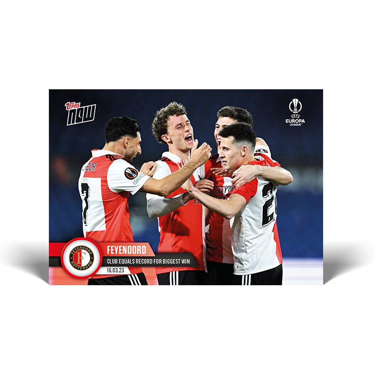 Club equals record for biggest win- EL Topps NOW® Card #37 - PR: 142