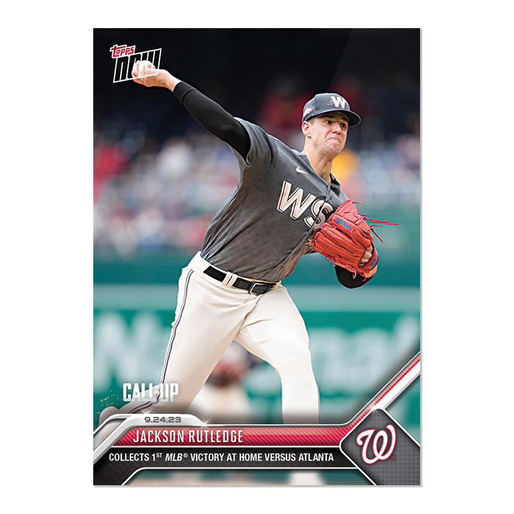 Jackson Rutledge - 2023 MLB Topps NOW® Card 914 - PR: 456
