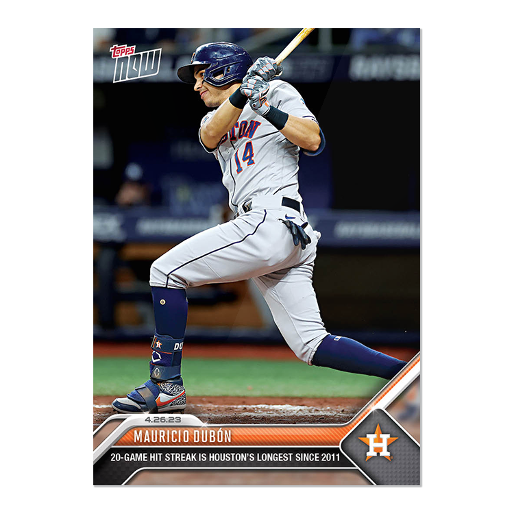 Mauricio Dubón - 2023 MLB Topps NOW® Card 191 - PR: 366