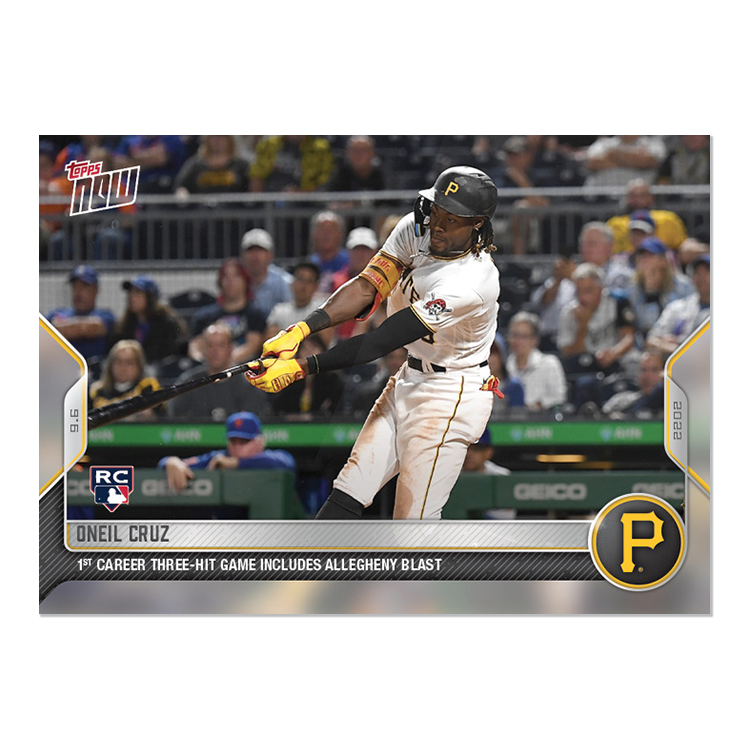 Oneil Cruz - 2022 MLB Topps NOW® Card 848 - PR: 1385