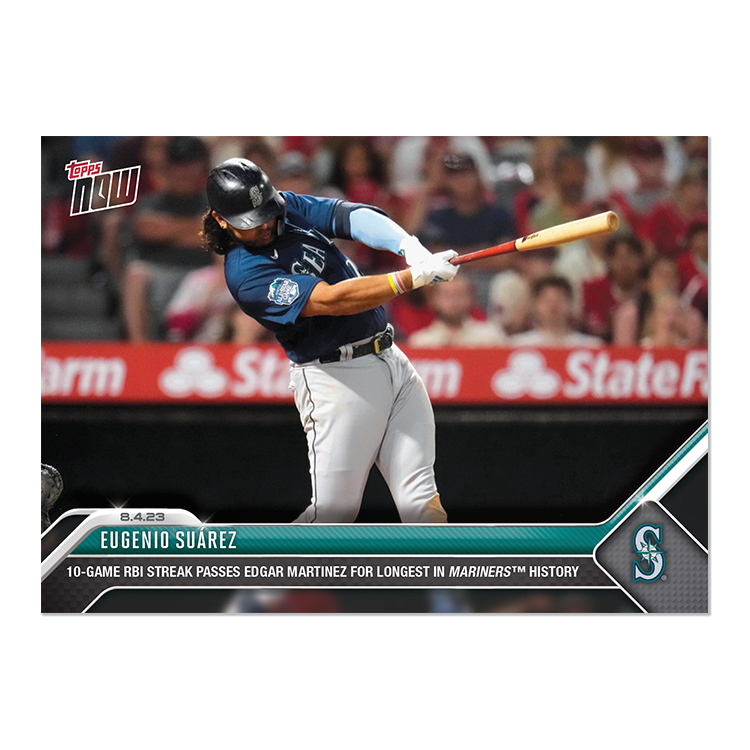 Eugenio Suárez - 2023 MLB Topps NOW® Card 653 - PR: 522