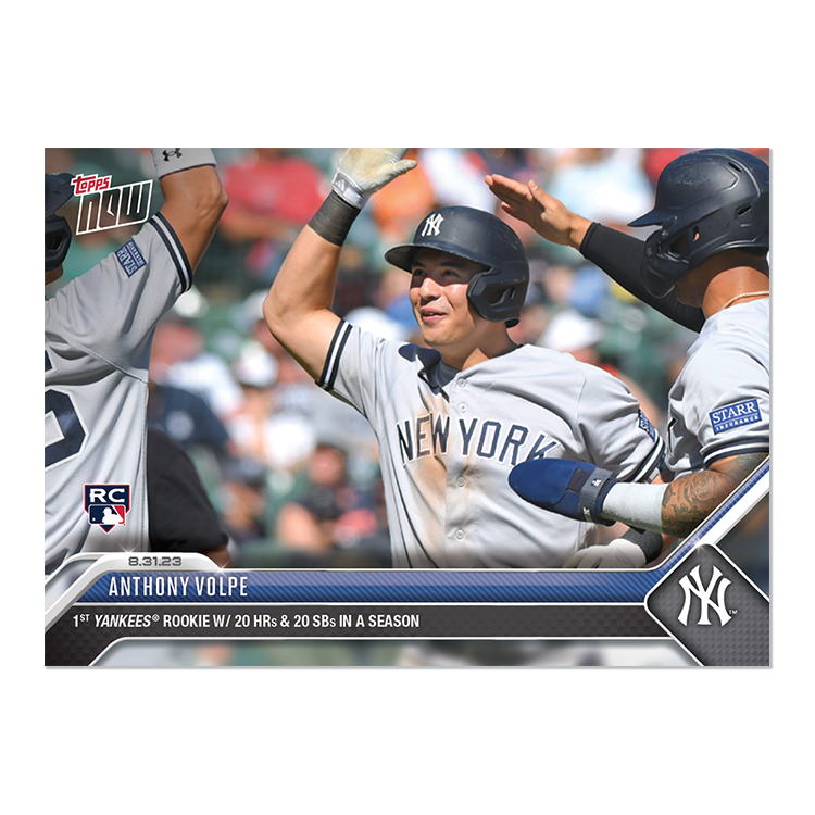 Anthony Volpe - 2023 MLB Topps NOW® Card 792 - PR: 5777
