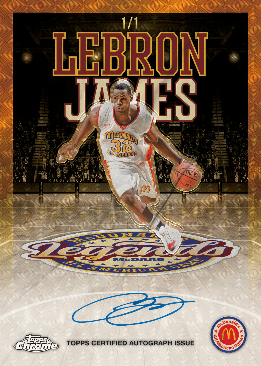 2025 Topps Chrome® McDonald’s All-American Basketball - Hobby Box - Sealed Case